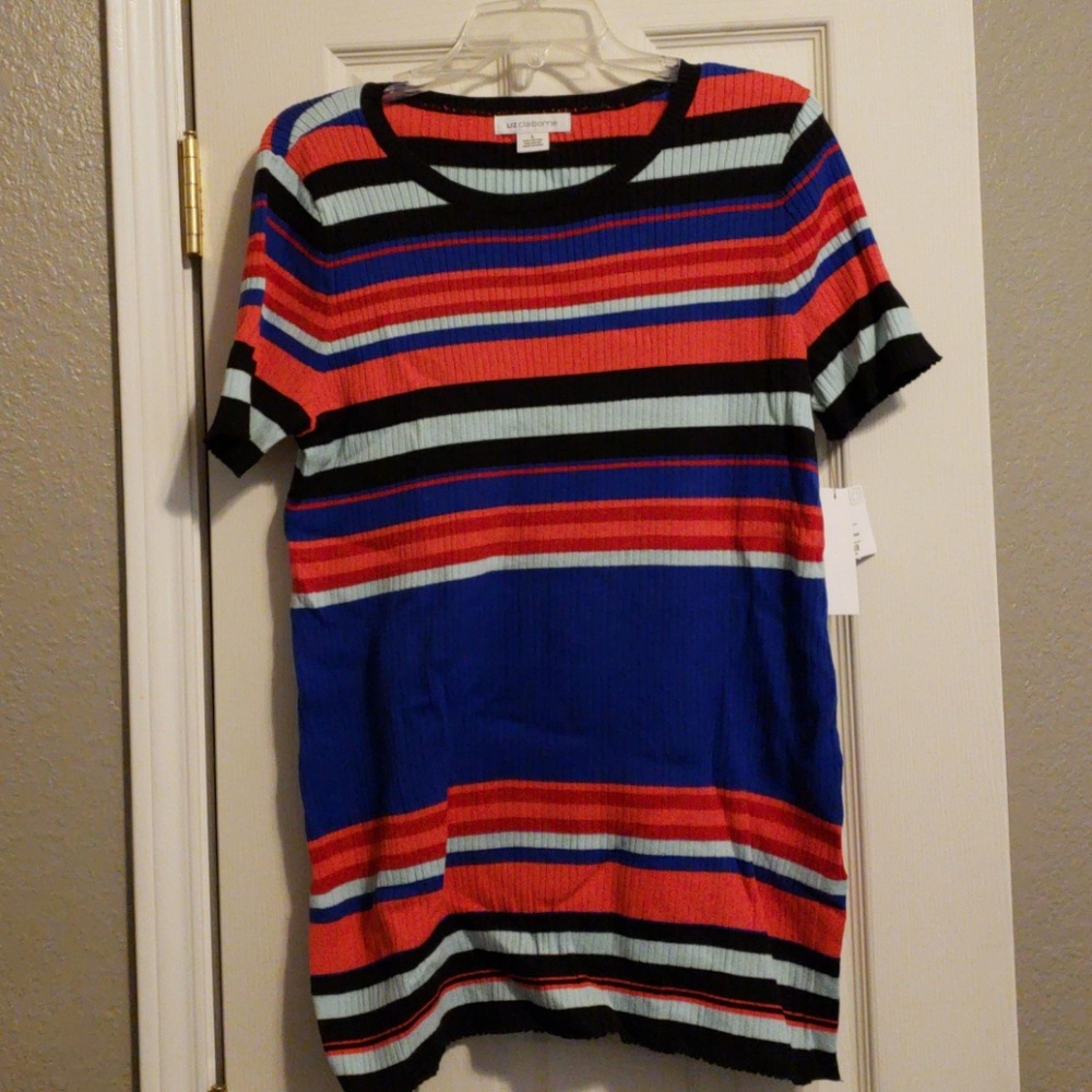 Liz Claiborne short sleeve sweater